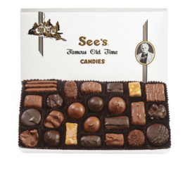 A box of assorted chocolates from See's Candies