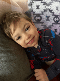 Nate, a child diagnosed with GM1 Type 2a gangliosidosis