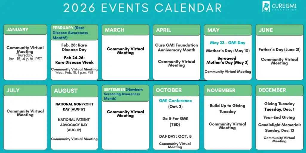 GM1 2026 Calendar