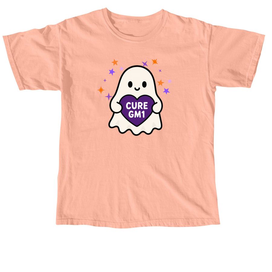 Cure GM1 Ghost for Halloween peach t-shirt